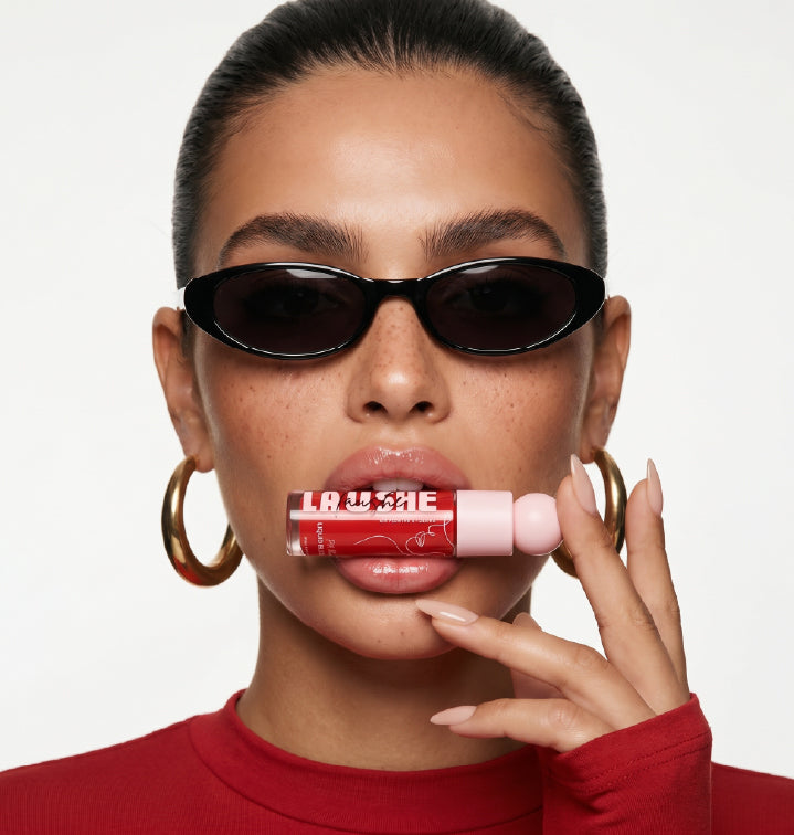 Model with Liquid Blush